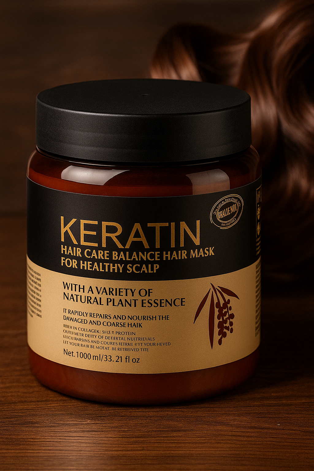 🌿✨Keratin Hair Care Balance Mask — Restore, Smooth & Shine Naturally